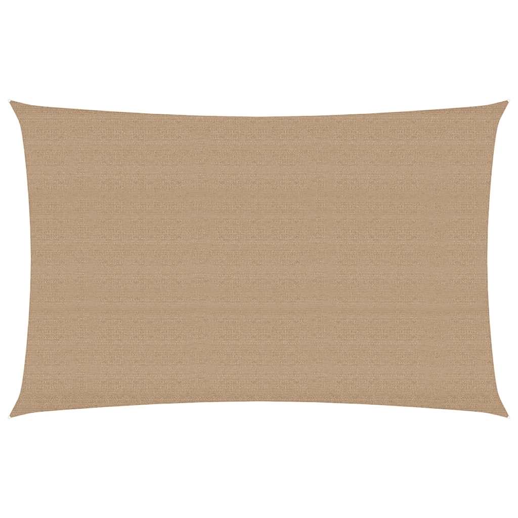 vidaXL Stínící plachta 160 g/m² taupe 3 x 5 m HDPE