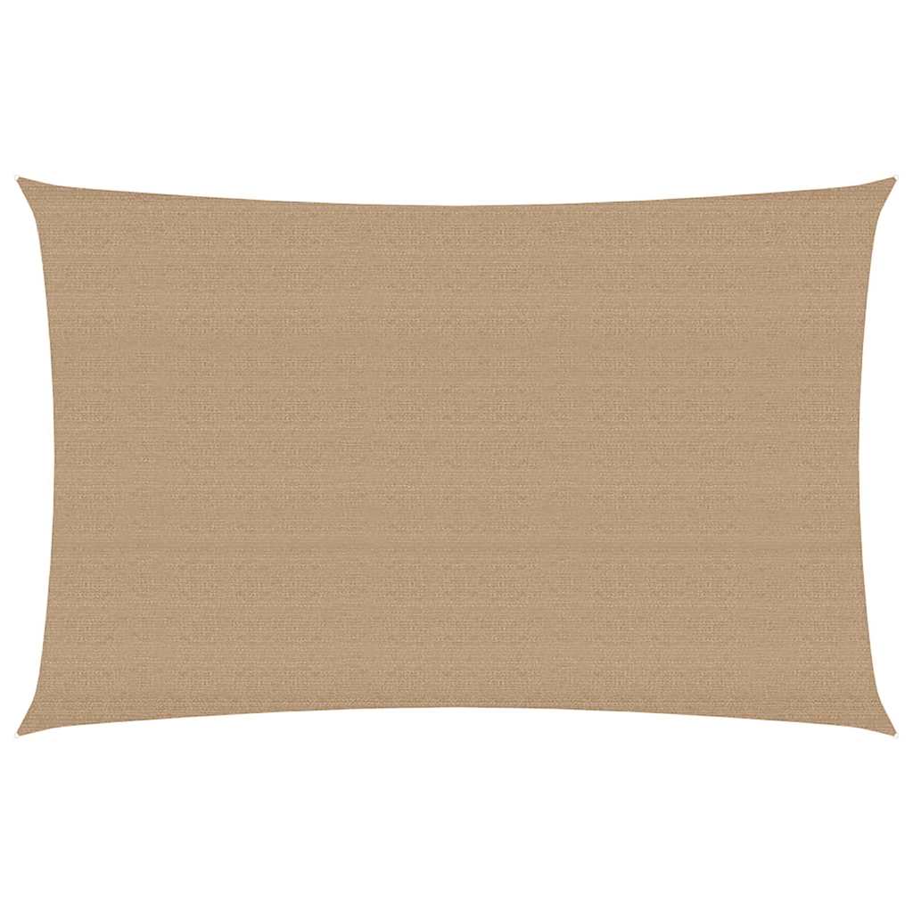 vidaXL Stínící plachta 160 g/m² taupe 3 x 5 m HDPE