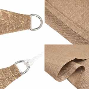 Stínící plachta 160 g/m² taupe 3 x 5 m HDPE - obrázek 6