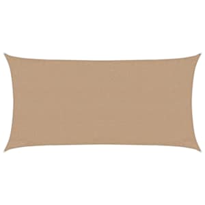 Plachta proti slunci 160 g/m² taupe 3 x 6 m HDPE - obrázek 2