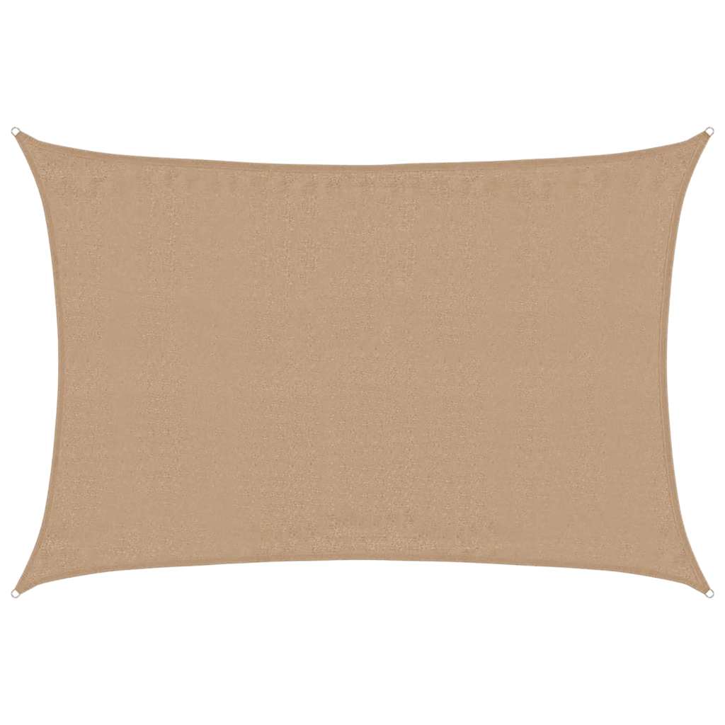 vidaXL Stínící plachta 160 g/m² taupe 3,5 x 5 m HDPE