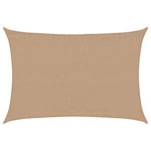 Stínící plachta 160 g/m² taupe 3,5 x 5 m HDPE - obrázek 2