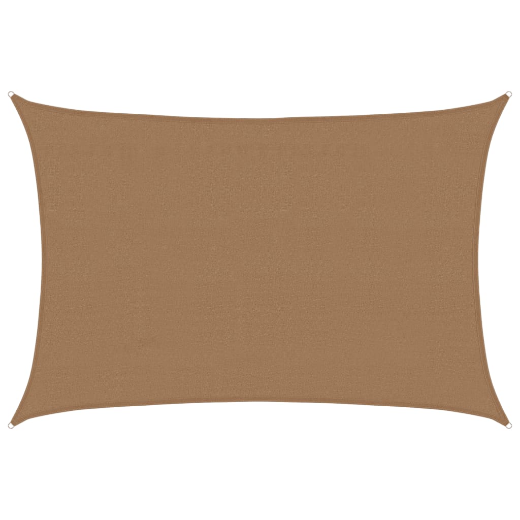 vidaXL Parasolar, gri taupe, 4x5 m, HDPE, 160 g/m²