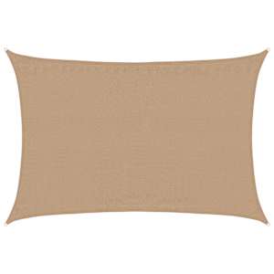 Stínící plachta 160 g/m² taupe 4 x 5 m HDPE - obrázek 2