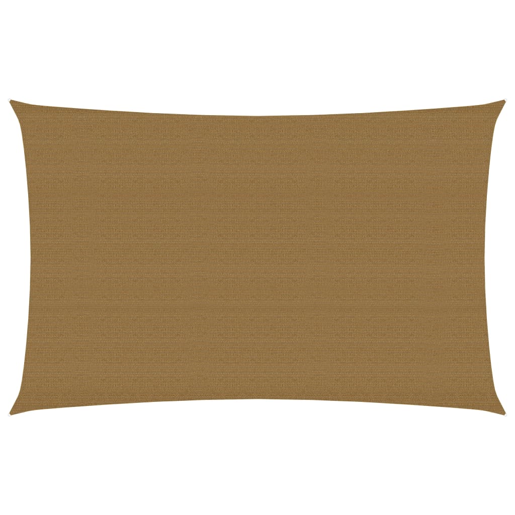 vidaXL Pânză parasolar, gri taupe, 4x6 m, HDPE, 160 g/m²