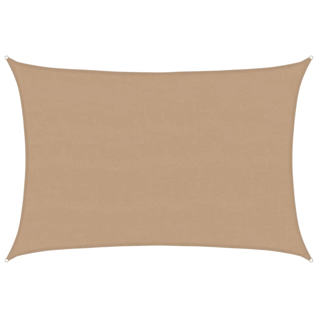 vidaXL Stínicí plachta 160 g/m² taupe 5 x 7 m HDPE