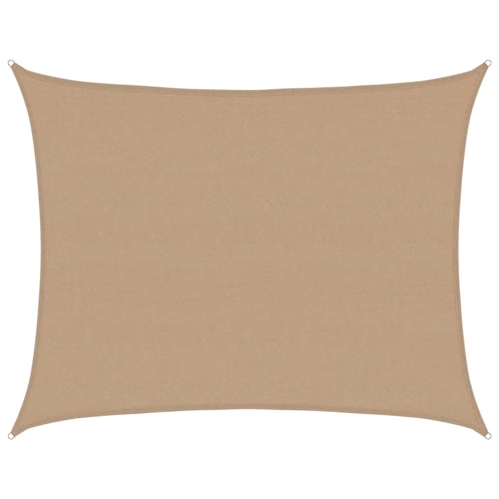 vidaXL Stínicí plachta 160 g/m² taupe 6 x 7 m HDPE