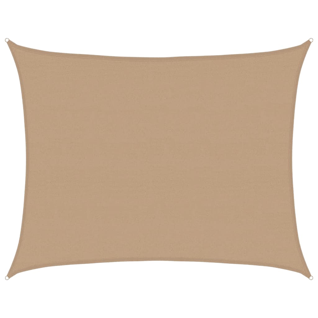 vidaXL Tieniaca plachta 160 g/m² sivohnedá 6x8 m HDPE