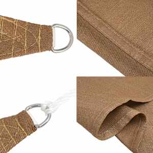 Stínicí plachta 160 g/m² taupe 6 x 8 m HDPE - obrázek 8
