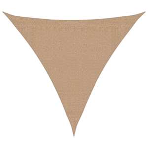 vidaXL p&auml;ikesepuri 160 g/m&sup2; pruunikashall 3 x 3 x 3 m HDPE