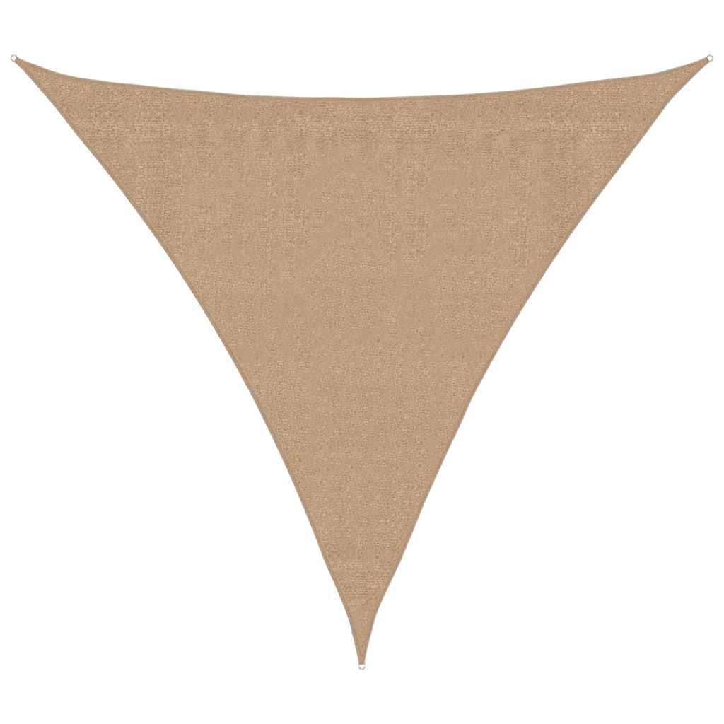 vidaXL Stínící plachta 160 g/m² taupe 3,6 x 3,6 x 3,6 m HDPE