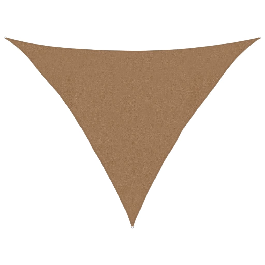 vidaXL Stínící plachta 160 g/m² taupe 4 x 4 x 5,8 m HDPE