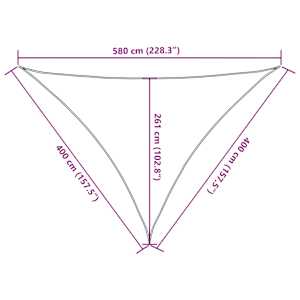 Stínící plachta 160 g/m² taupe 4 x 4 x 5,8 m HDPE - obrázek 10