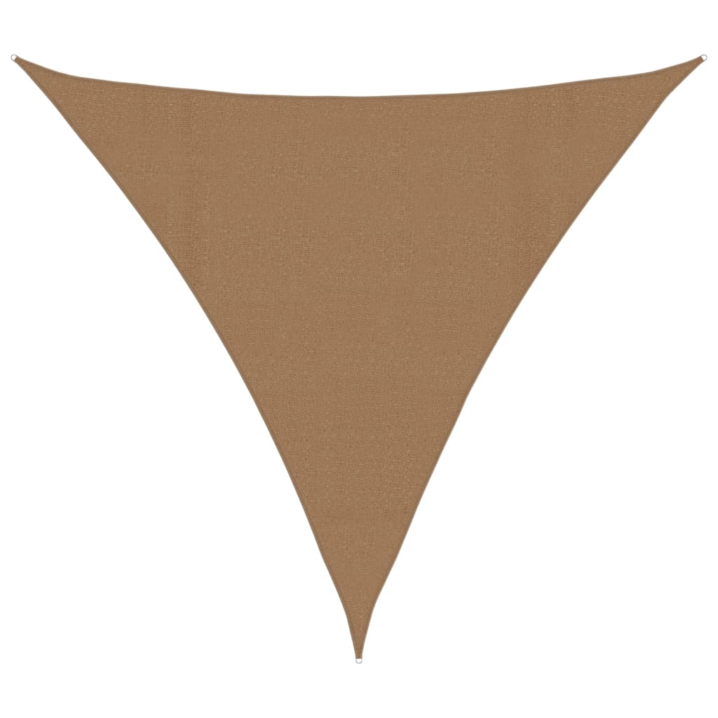 vidaXL Stínící plachta 160 g/m² taupe 4,5 x 4,5 x 4,5 m HDPE