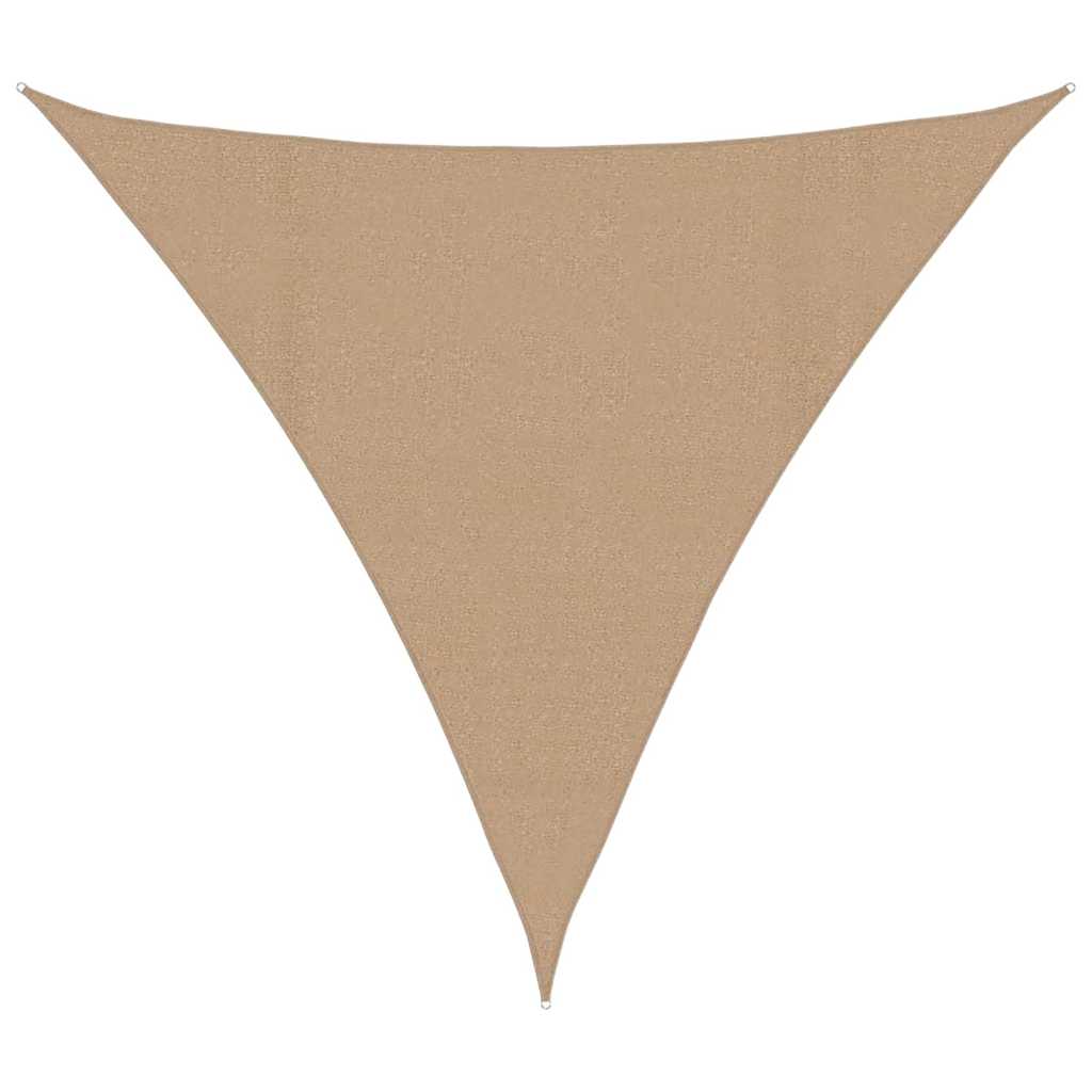 vidaXL Tieniaca plachta 160 g/m² sivohnedá 4,5x4,5x4,5 m HDPE