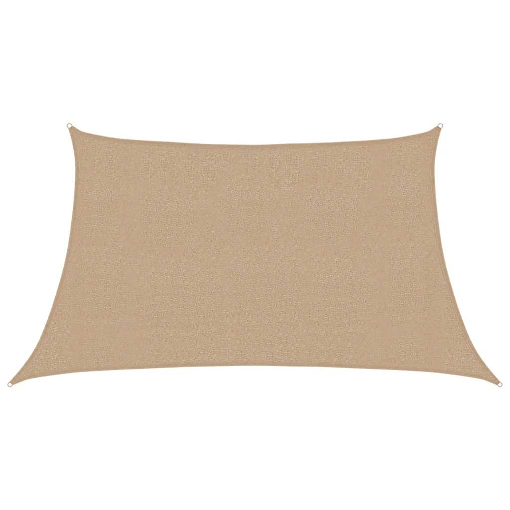 vidaXL Stínící plachta 160 g/m² taupe 3/4 x 2 m HDPE