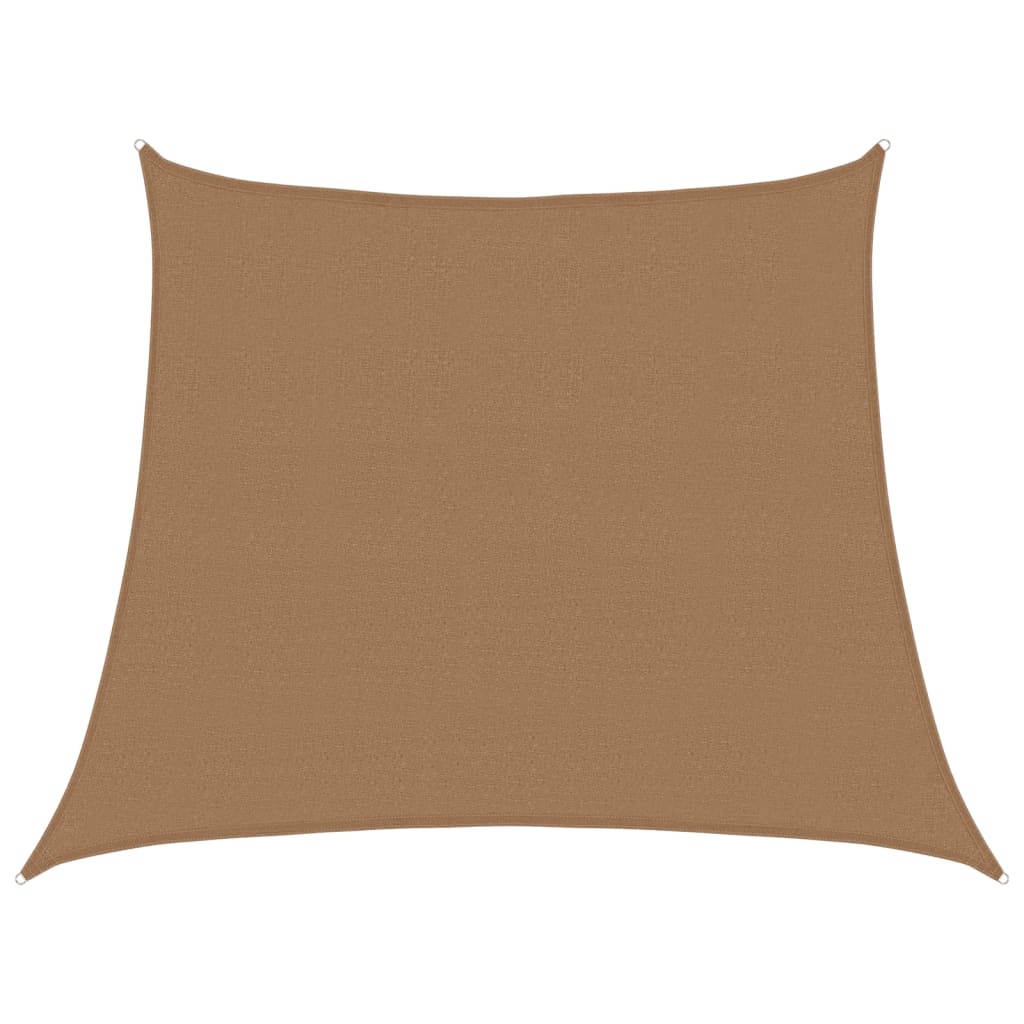 vidaXL Stínící plachta 160 g/m² taupe 3/4 x 3 m HDPE