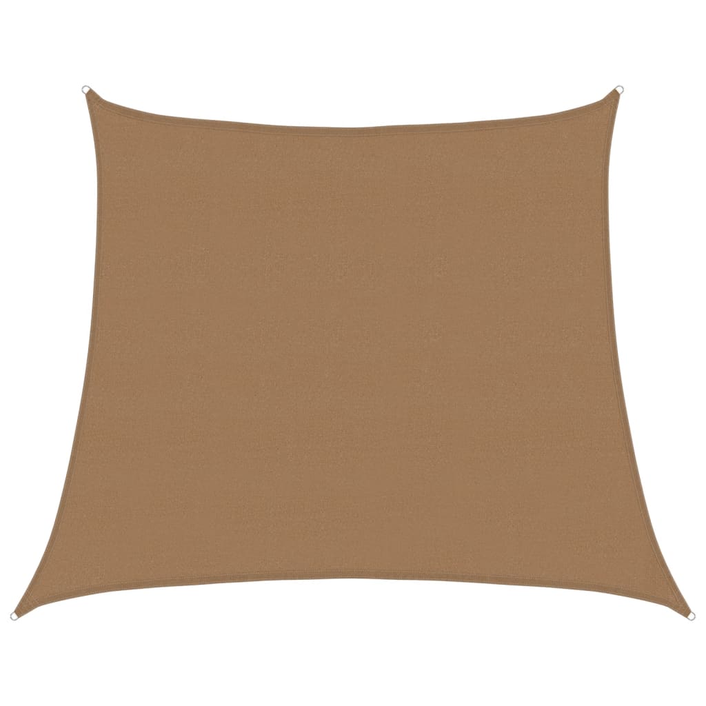 vidaXL Pânză parasolar, taupe, 4/5x4 m, HDPE, 160 g/m²