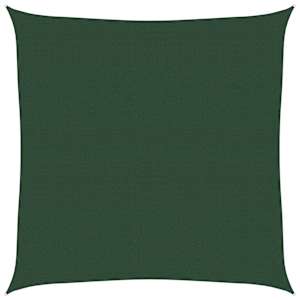 Stínící plachta 160 g/m² tmavě zelená 4 x 4 m HDPE - obrázek 2