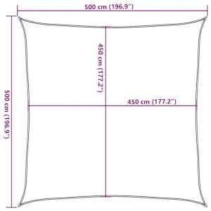 Stínící plachta 160 g/m² tmavě zelená 5 x 5 m HDPE - obrázek 10
