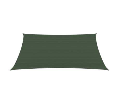 vidaXL Voile d'ombrage 160 g/m² Vert foncé 2x3 m PEHD