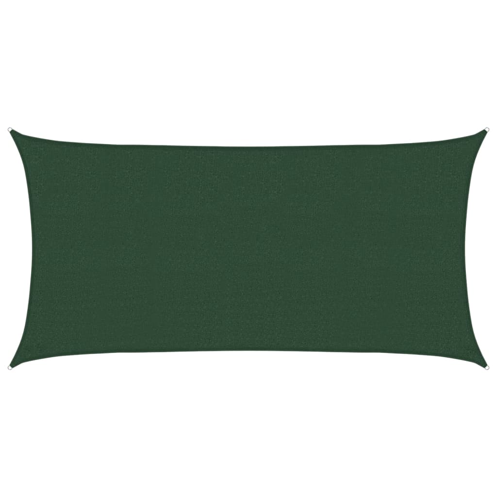 vidaXL Tieniaca plachta 160 g/m² tmavozelená 2x4 m HDPE