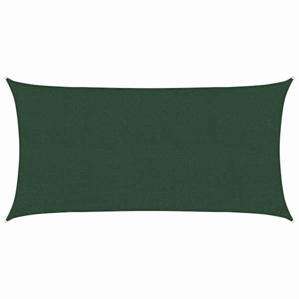 vidaXL p&auml;ikesepuri 160 g/m&sup2; tumeroheline 2,5 x 5 m HDPE