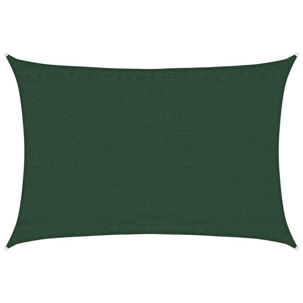 vidaXL Tieniaca plachta 160 g/m² tmavozelená 3,5x5 m HDPE