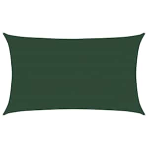 Plachta proti slunci 160 g/m² tmavě zelená 5 x 8 m HDPE - obrázek 2