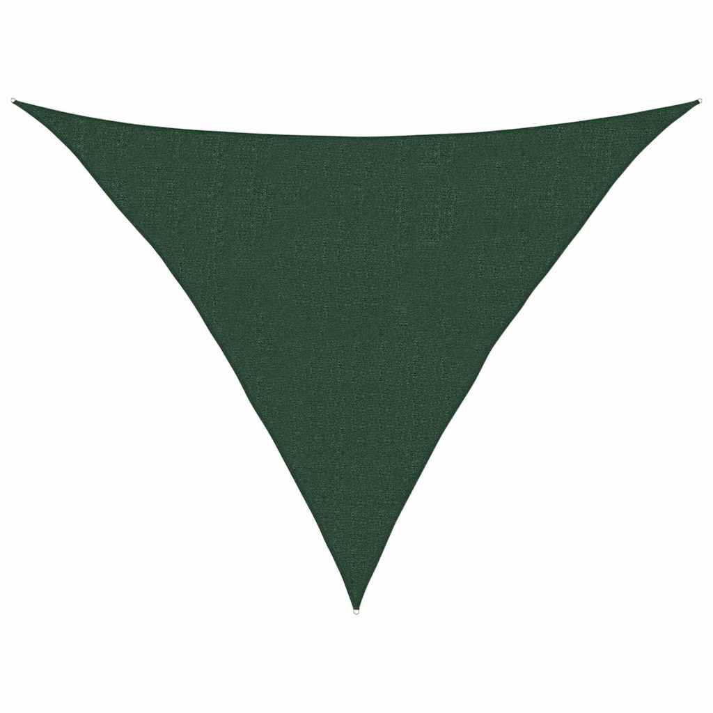 vidaXL Plachta proti slunci 160 g/m² tmavě zelená 2,5x2,5x3,5 m HDPE
