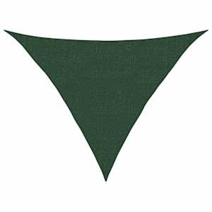Plachta proti slunci 160 g/m² tmavě zelená 2,5x2,5x3,5 m HDPE - obrázek 2