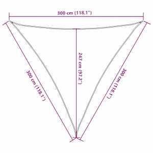 Stínící plachta 160 g/m² tmavě zelená 3 x 3 x 3 m HDPE - obrázek 10