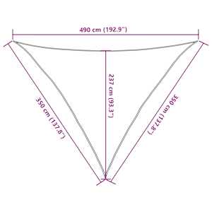 Stínící plachta 160 g/m² tmavě zelená 3,5 x 3,5 x 4,9 m HDPE - obrázek 10