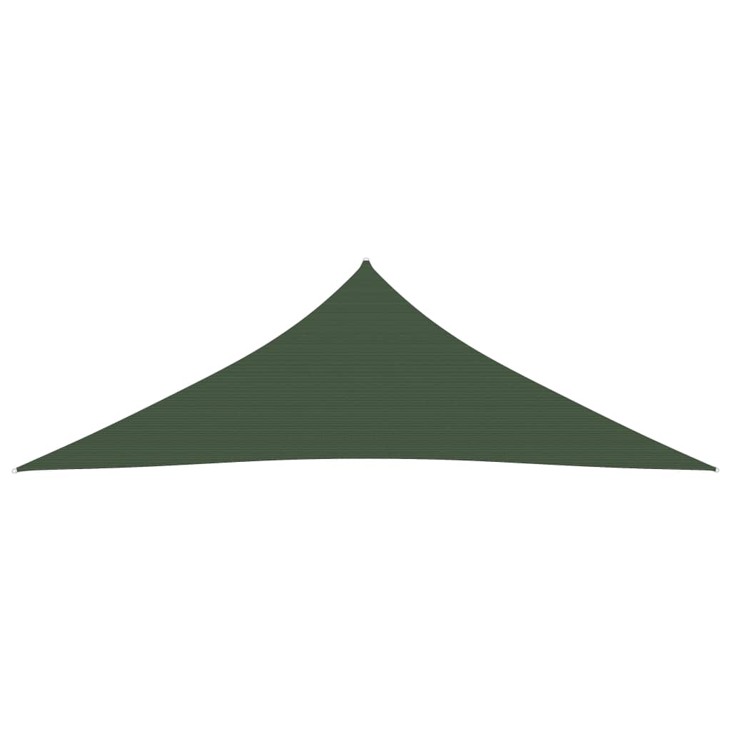 vidaXL Pânză parasolar, verde închis, 4x4x5,8 m, HDPE, 160 g/m²