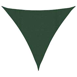 Stínící plachta 160 g/m² tmavě zelená 4,5 x 4,5 x 4,5 m HDPE - obrázek 2