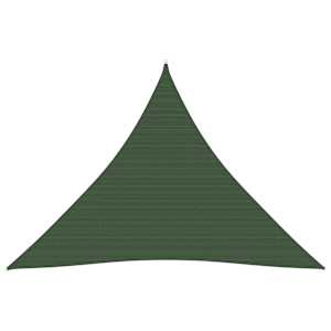 Plachta proti slunci 160 g/m² tmavě zelená 5 x 5 x 5 m HDPE - obrázek 1