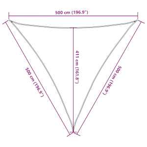 Plachta proti slunci 160 g/m² tmavě zelená 5 x 5 x 5 m HDPE - obrázek 12