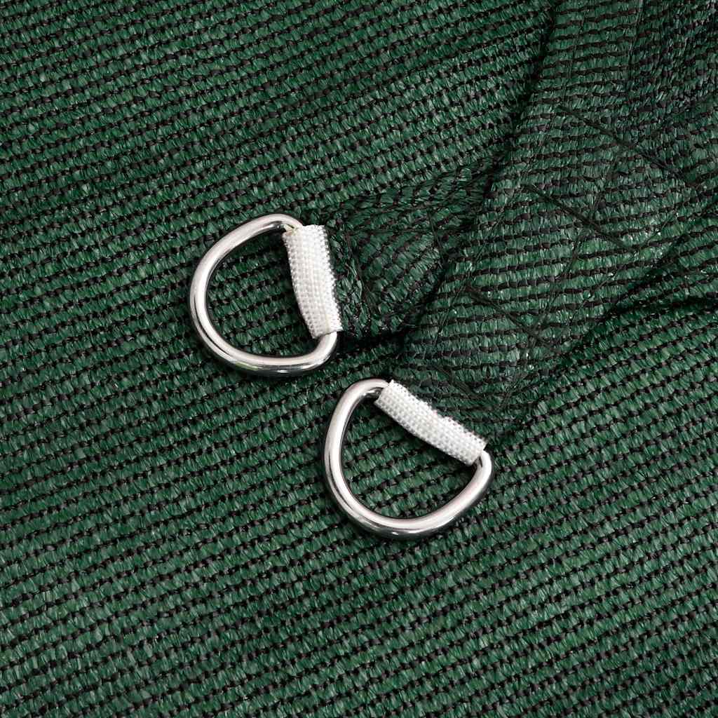 Zonnezeil driehoekig 160 g/m² 6x6x6 m HDPE donkergroen image 6