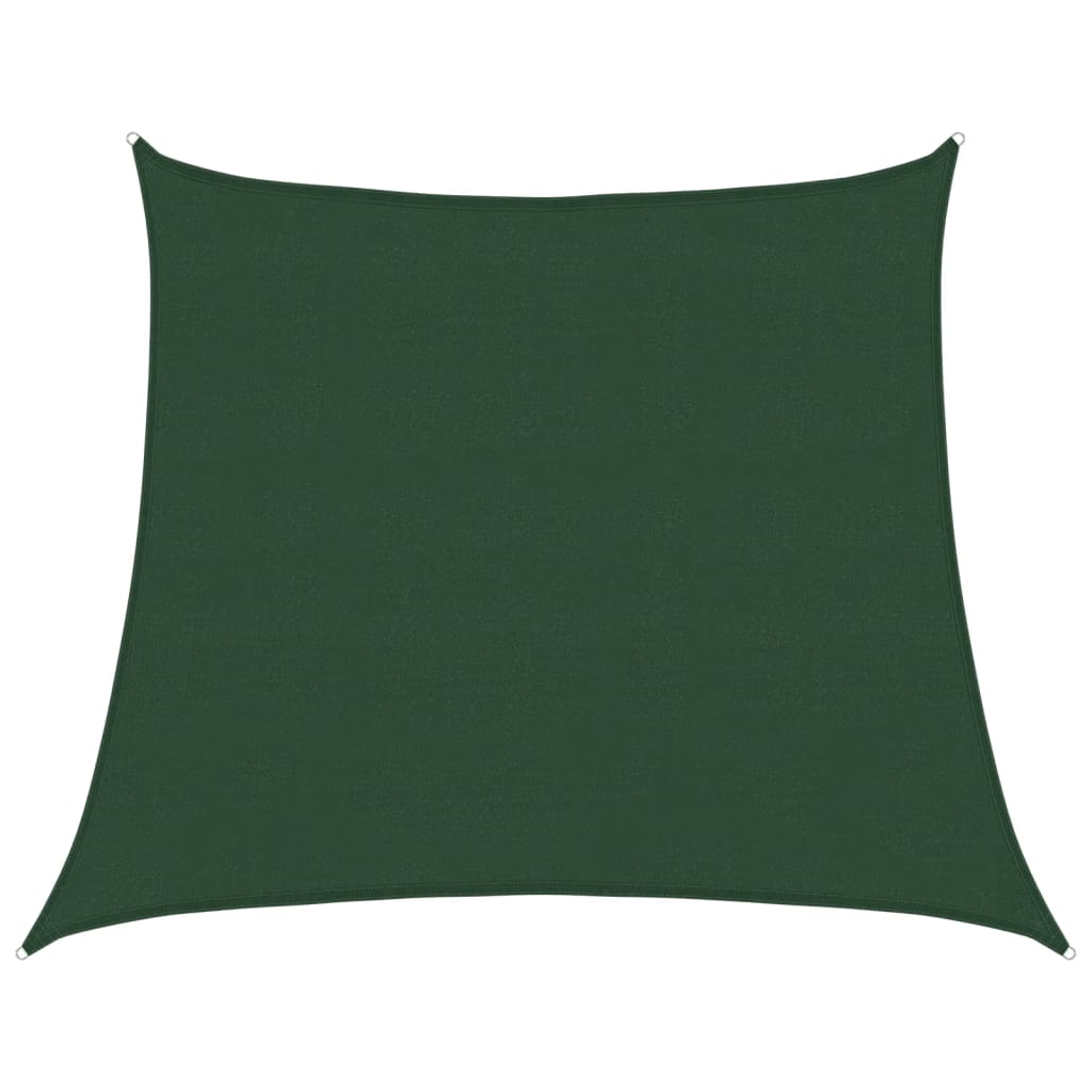 vidaXL Plachta proti slunci 160 g/m² tmavě zelená 4/5 x 4 m HDPE