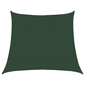 Plachta proti slunci 160 g/m² tmavě zelená 4/5 x 4 m HDPE - obrázek 2