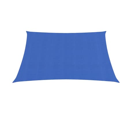 vidaXL Sunshade Sail 160 g/m² Blue 2x2 m HDPE