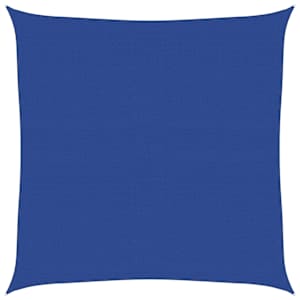 Plachta proti slunci 160 g/m² čtverec modrá 7 x 7 m HDPE - obrázek 2