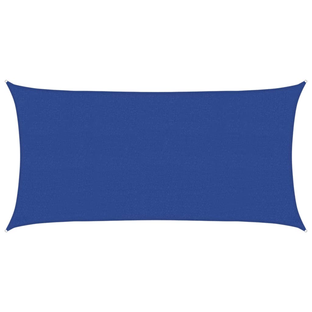 vidaXL Stínící plachta 160 g/m² modrá 2 x 3,5 m HDPE
