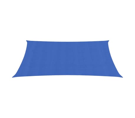 vidaXL Pânză parasolar, albastru, 2,5x3 m, HDPE, 160 g/m²
