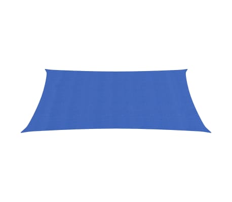 vidaXL Vela Parasole 160 g/m² Blu 2,5x4 m in HDPE