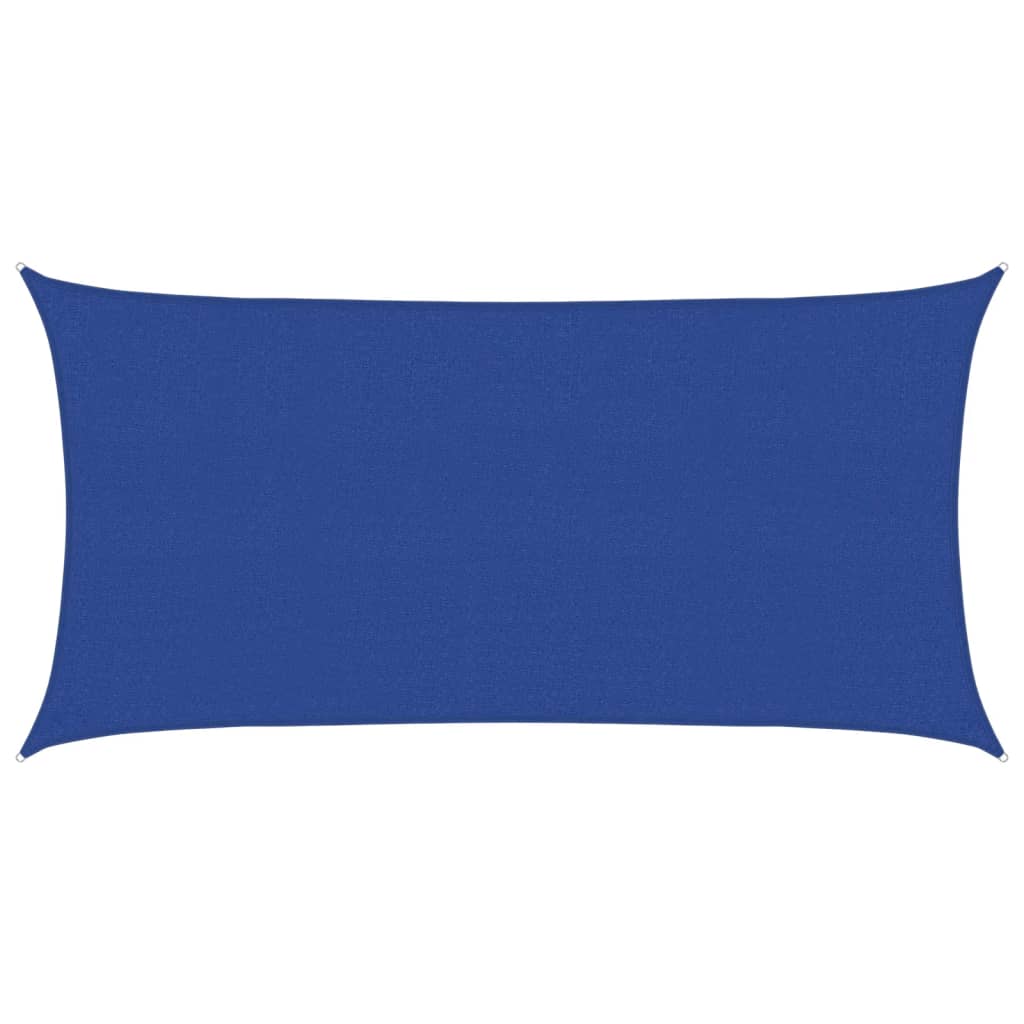 vidaXL Stínící plachta 160 g/m² modrá 2,5 x 4,5 m HDPE