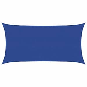 Plachta proti slunci 160 g/m² obdélník modrá 2,5 x 5 m HDPE - obrázek 2