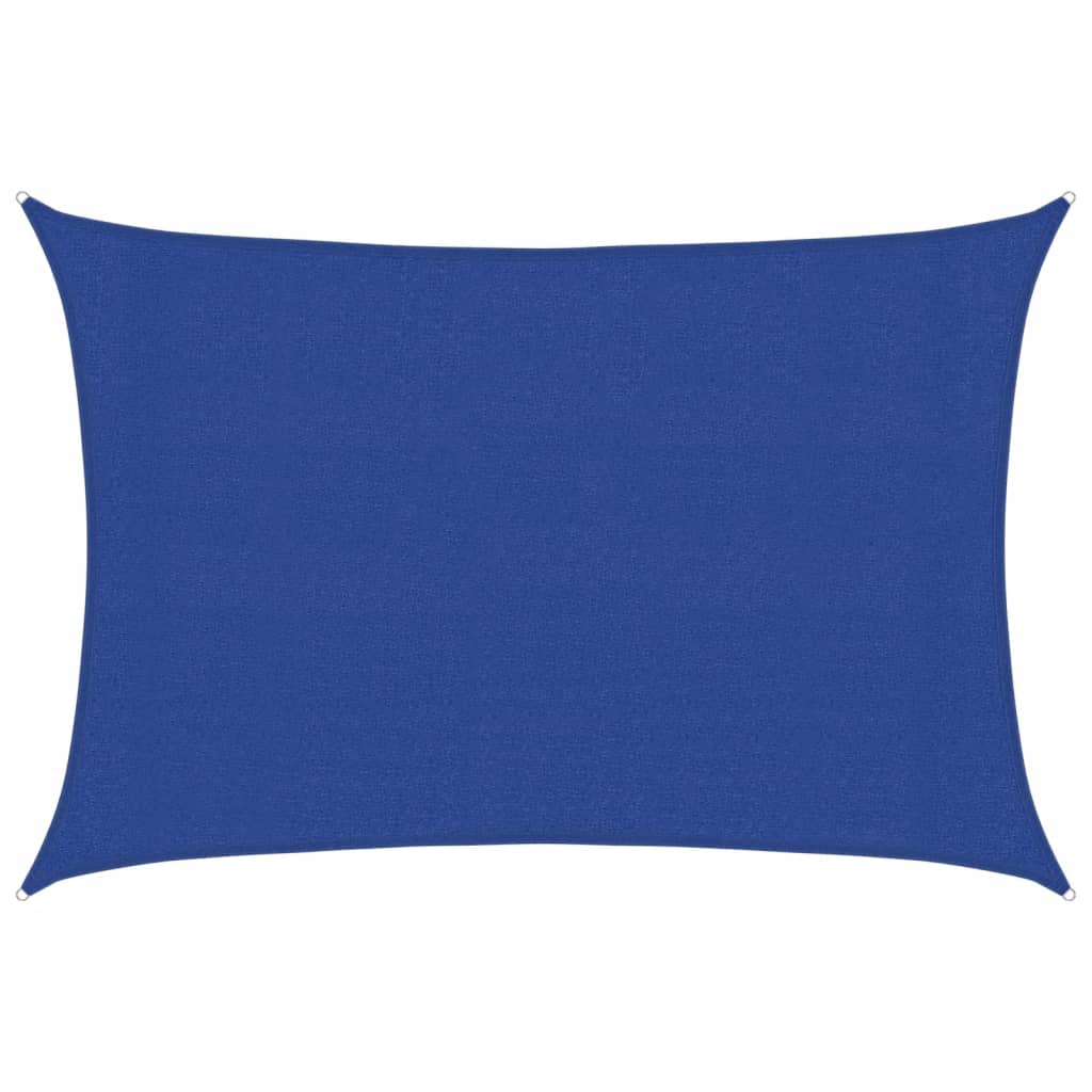 vidaXL Plachta proti slunci 160 g/mÂ˛ obdĂ©lnĂ­k modrĂˇ 3 x 4,5 m HDPE