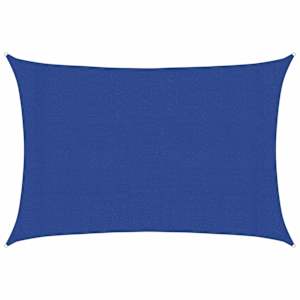 Plachta proti slunci 160 g/m² obdélník modrá 3 x 4,5 m HDPE - obrázek 2