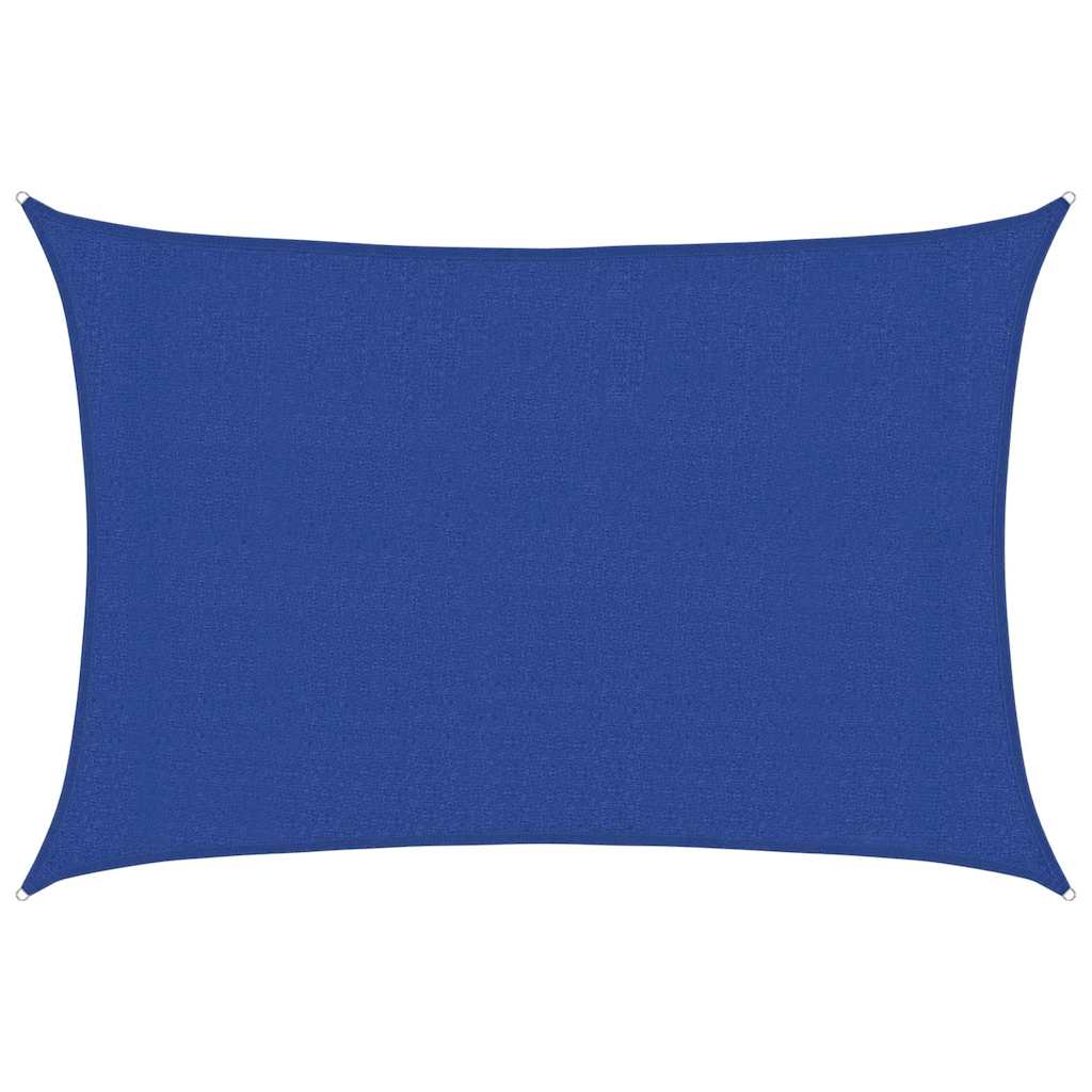 vidaXL Plachta proti slunci 160 g/m² obdélník modrá 3 x 5 m HDPE